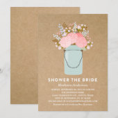 RUSTISCHE STROMEN  | BRIDAL SHOWER INVITATION KAART (Voorkant / Achterkant)