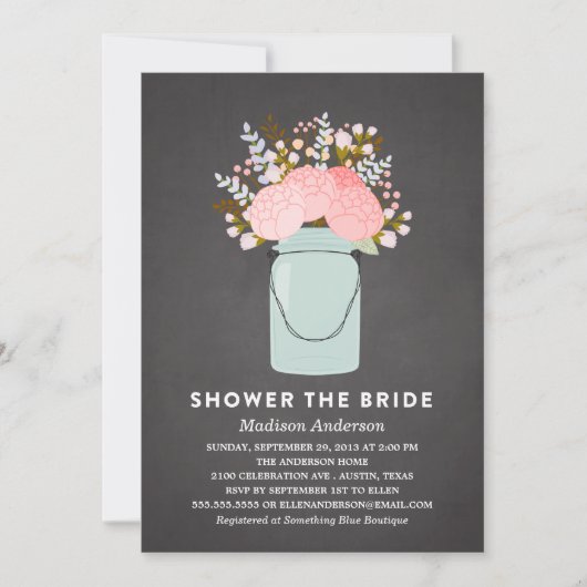 RUSTISCHE STROMEN | BRIDAL SHOWER INVITATION KAART (Voorkant)
