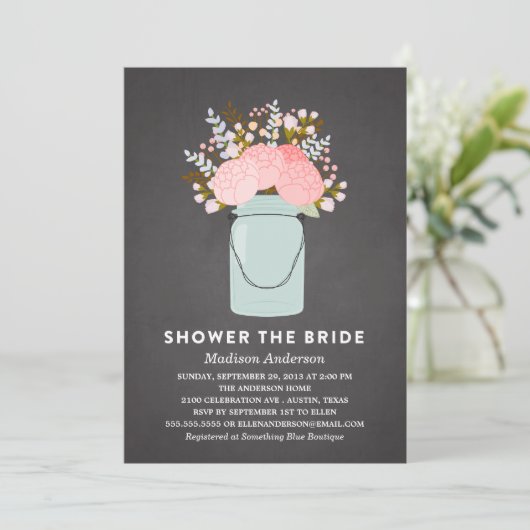 RUSTISCHE STROMEN | BRIDAL SHOWER INVITATION KAART (Staand voorkant)