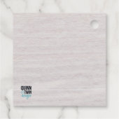 Rustische Succulenten Bedankjes Labels (Achterkant)