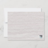 Rustische Succulenten Notitiekaartje (Achterkant)