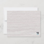 Rustische Succulenten RSVP Kaartje (Achterkant)