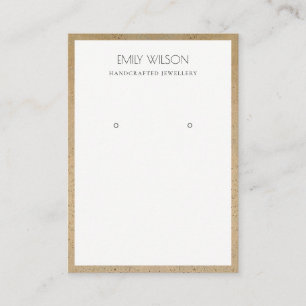 RUSTISCHE TERRACOTTA TEXTURE GRENSOVERSCHRIJDENDE  VISITEKAARTJE