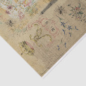  Rustische textielfabriek Eiffeltower - lospagina Tissuepapier (Detail)