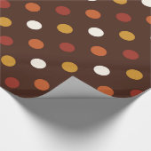 Rustische Thanksgiving Holiday Herfst najaar kleur Cadeaupapier (Hoek)