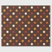 Rustische Thanksgiving Holiday Herfst najaar kleur Cadeaupapier (Vlak)