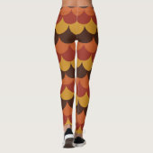 Rustische Thanksgiving Holiday Herfst najaar kleur Leggings (Achterkant)