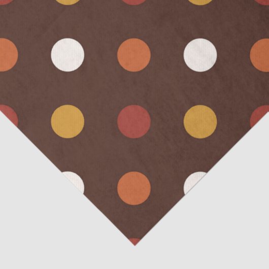 Rustische Thanksgiving Holiday Herfst najaar kleur Tissuepapier (Detail)