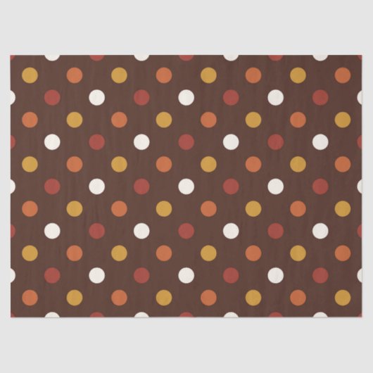 Rustische Thanksgiving Holiday Herfst najaar kleur Tissuepapier (Voorkant)