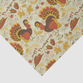 Rustische Thanksgiving Holiday Herfst najaar kleur Tissuepapier (Detail)