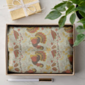 Rustische Thanksgiving Holiday Herfst najaar kleur Tissuepapier (Geschenk)
