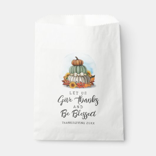 Rustische Thanksgiving zonder blote zonnebloem met Bedankzakje (Voorkant)