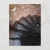 Rustische trap met hellspoor briefkaart (Voorkant)