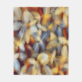 Rustische val Leaves Fleece Deken (Voorkant)