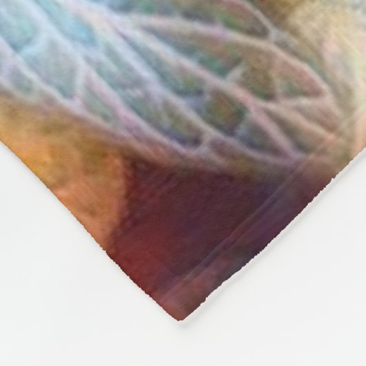 Rustische val Leaves Fleece Deken (Hoek)