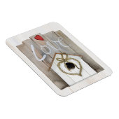 Rustische Valentijn Birdhouse Magneet (Rechterzijde)