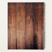 Rustische verplaatsing naar een nieuw huis om lijs planner (Achterkant)