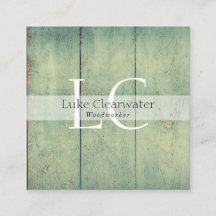 Rustische Vintage geregenereerd hout | Monogram