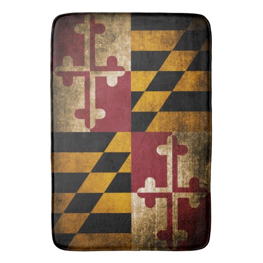  Rustische vlag van Maryland Badmat (Voorkant Verticaal)