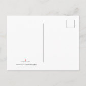 Rustische Waterverf 50 en feestdag Uitnodiging Briefkaart (Achterkant)