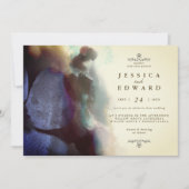  Rustische Waterverf Bird Wedding Kaart (Voorkant)