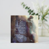 Rustische Waterverf Bird Wedding Kaart (Staand voorkant)