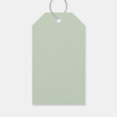 Rustische Waterverf Floral Vrijgezellenfeest Cadeaulabel (Achterkant)