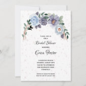 Rustische Waterverf Floral Vrijgezellenfeest Kaart (Voorkant)