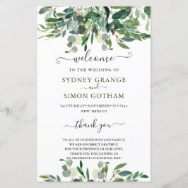 RUSTISCHE WATERVERF GREENERY EUCALYPTUS