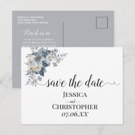 rustische waterverf illustratie van een bloem aankondigingskaart