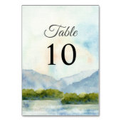 Rustische Waterverf in het winterhuwelijk Kaart (Voorkant)