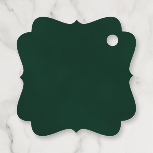 Rustische Waterverf Pine Bindgebergte Hartelijk da Bedankjes Labels (Achterkant)