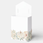 Rustische Waterverf Pumpkin Greenery Baby shower Bedankdoosjes (Geopend)