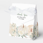 Rustische Waterverf Pumpkin Greenery Baby shower Bedankdoosjes (Voorkant Zijde)