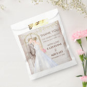  Rustische Waterverf Romantic String Lights Bedankzakje (Gezegeld)