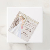  Rustische Waterverf Romantic String Lights F Bedankjes Labels (In situ)