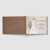  Rustische Waterverf Romantic String Lights Gastenboek (Volledig)