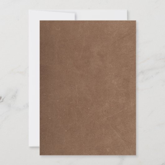 Rustische Waterverf Romantic String Lights Kaart (Achterkant)