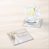  Rustische Waterverf Romantic String Lights Kartonnen Onderzetters (Insitu)