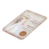 Rustische Waterverf Romantic String Lights Magneet (Linkerzijde)