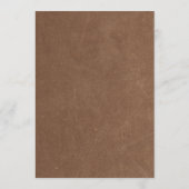  Rustische Waterverf Romantic String Lights Menu (Achterkant)