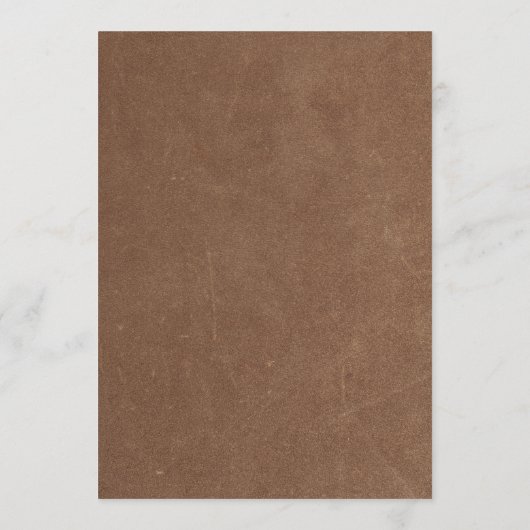  Rustische Waterverf Romantic String Lights Menu (Achterkant)