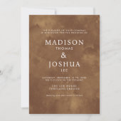 Rustische Waterverf Wild Greenery Fern Wedding Kaart (Voorkant)