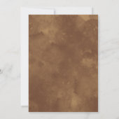 Rustische Waterverf Wild Greenery Fern Wedding Kaart (Achterkant)