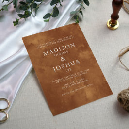 Rustische Waterverf Wild Greenery Fern Wedding Kaart