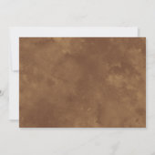 Rustische Waterverf Wild Greenery Fern Wedding Kaart (Achterkant)