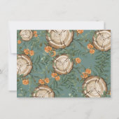 Rustische Waterverf Wild One First Birthday Foto Kaart (Achterkant)