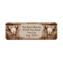 Rustische Westerne Bull Skull  Textuur