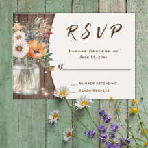 Rustische wilde bloem Barn Wood Country Floral Wed
