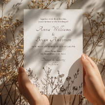 Rustische wilde Herfst Meadow Floral Wedding